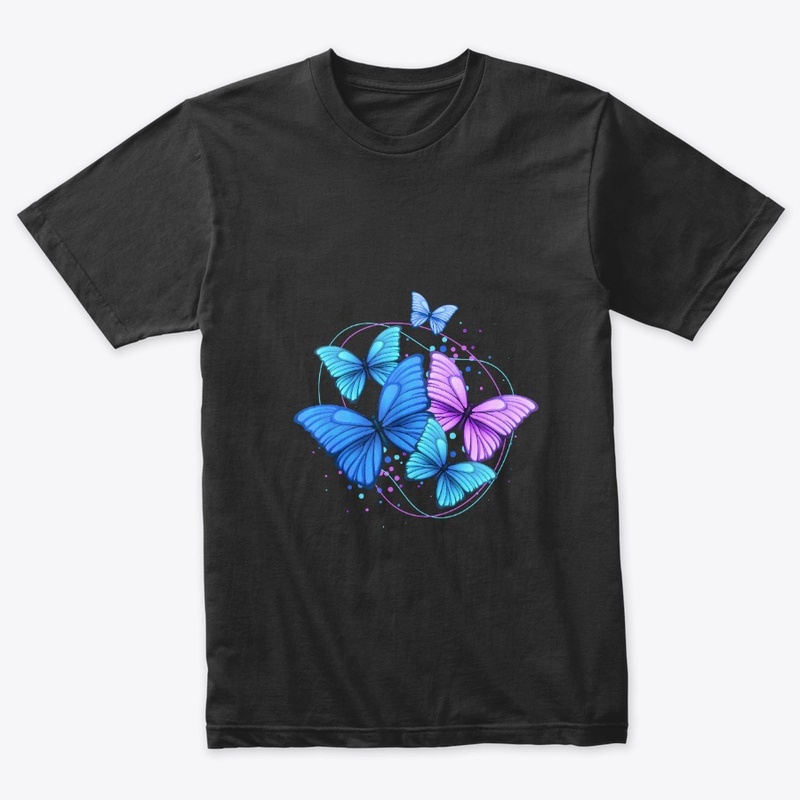 Butterfly T-Shirt, Minimalist Animal tee