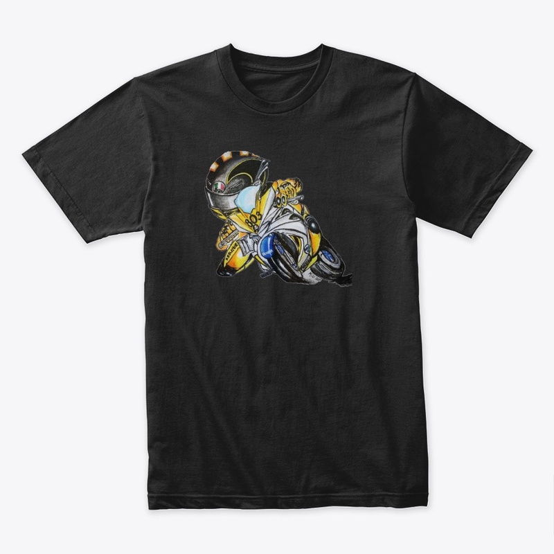 Cartoon racer tee