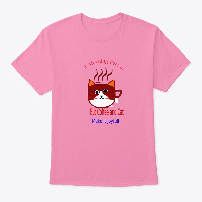  Cat Coffee Lover T-Shirt Morning Person