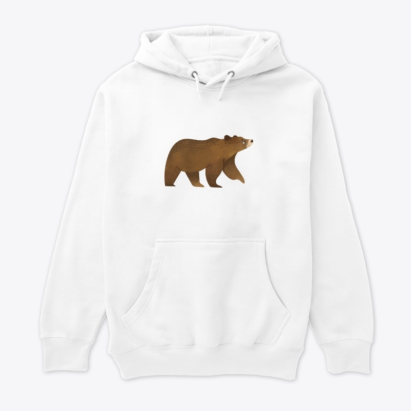 Bear Print T-Shirt & Hoodies