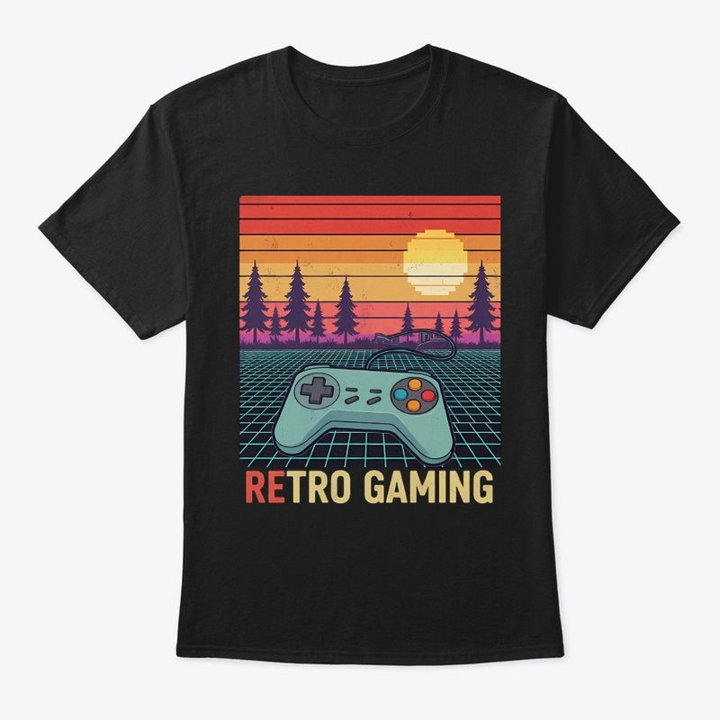 Retro Gaming Sunset