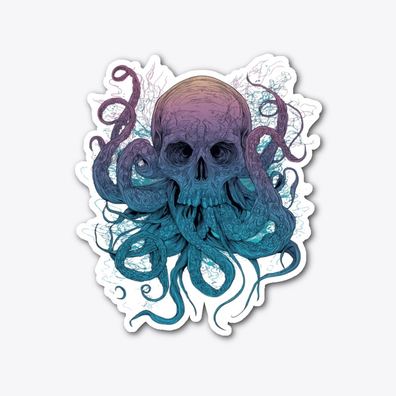 Deep Sea Kraken Skull-V5