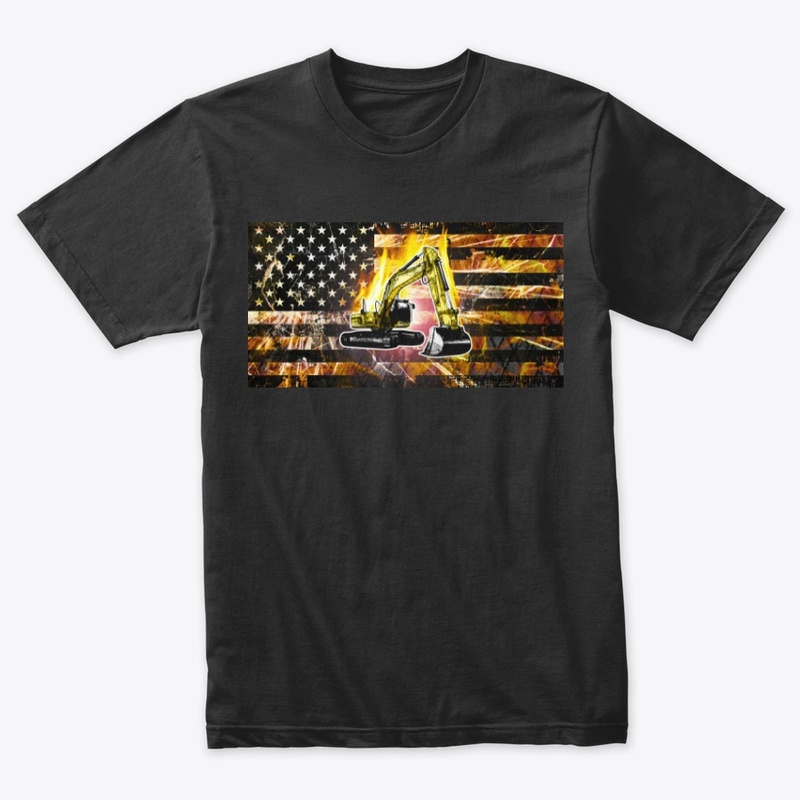 Excavator Flag Sparks