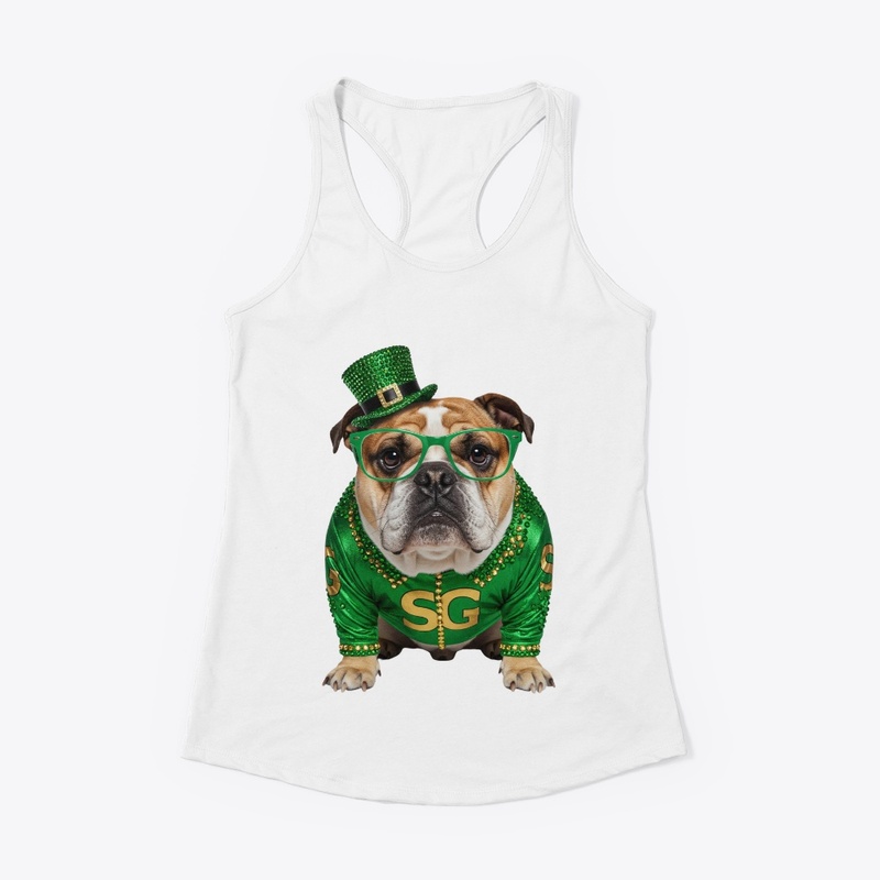 Funny St. Patrick's Bulldog