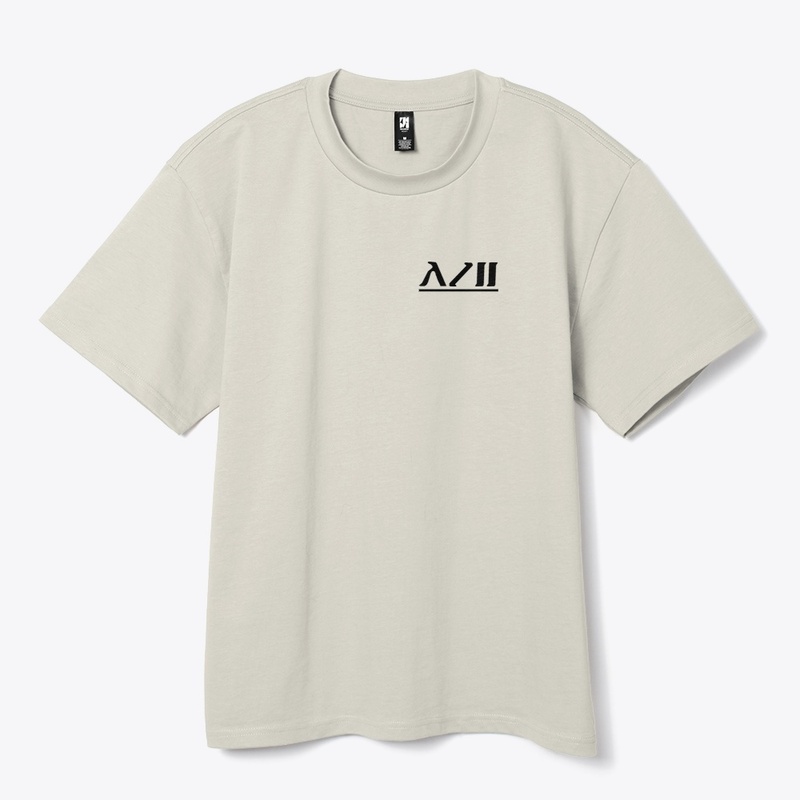 AURA11 Minimalist Signature Tee Ash Grey