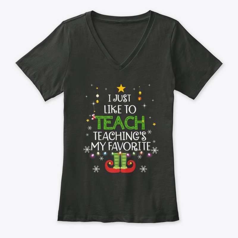 Teacher Elf Christmas shirt