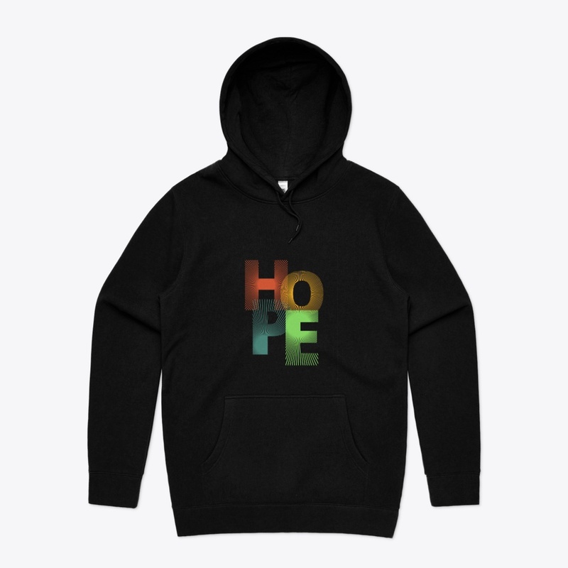 HOPE "   MEN'S STENCIL HOODIES 