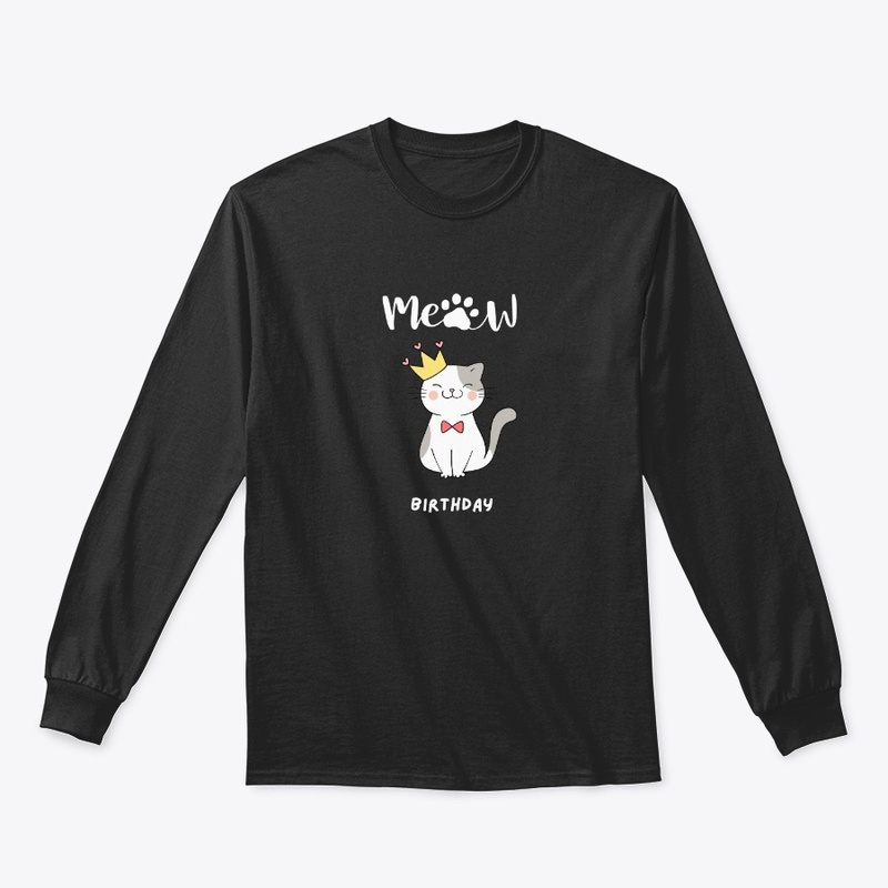 Meow Birthday Tees(Cat Lovers)