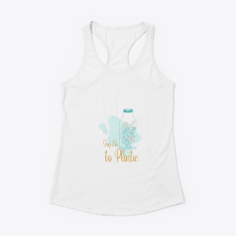 Say no to plastic simple design