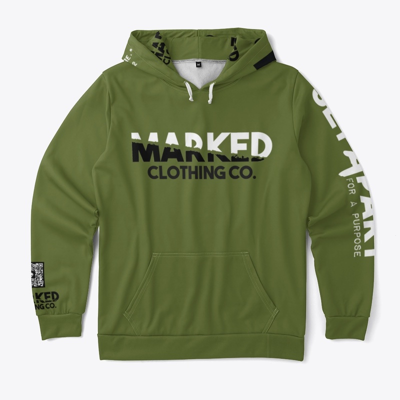MARKED Premium Hoodie (OLIVE)