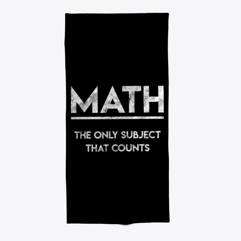 Math The Only Subject That Counts Funny