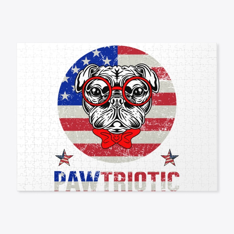 Pawtriotic French Pug
