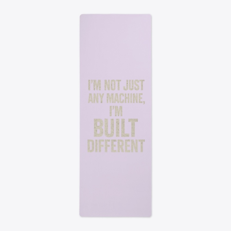 "BUILT DIFFERENT" Workout / Yoga Mat