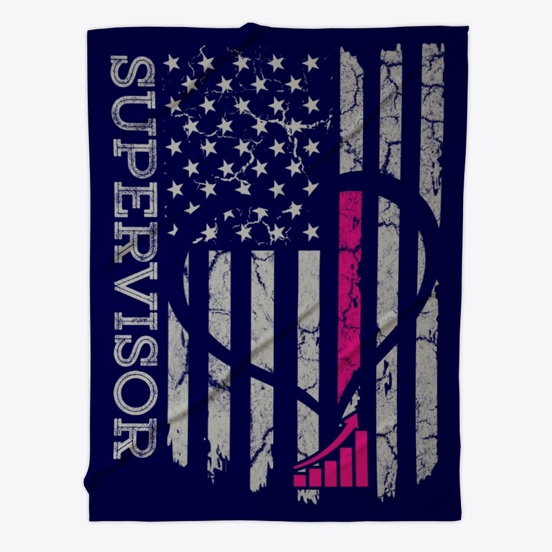 US Flag Supervisor Blanket