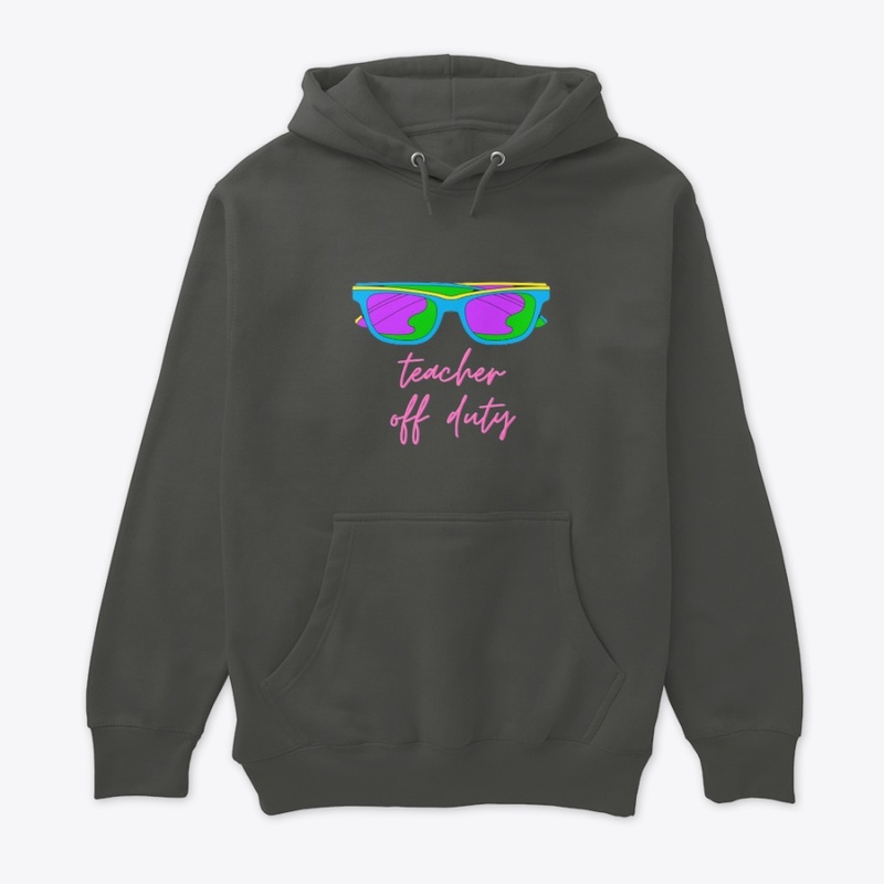 Teacher off duty cool t-shirt design