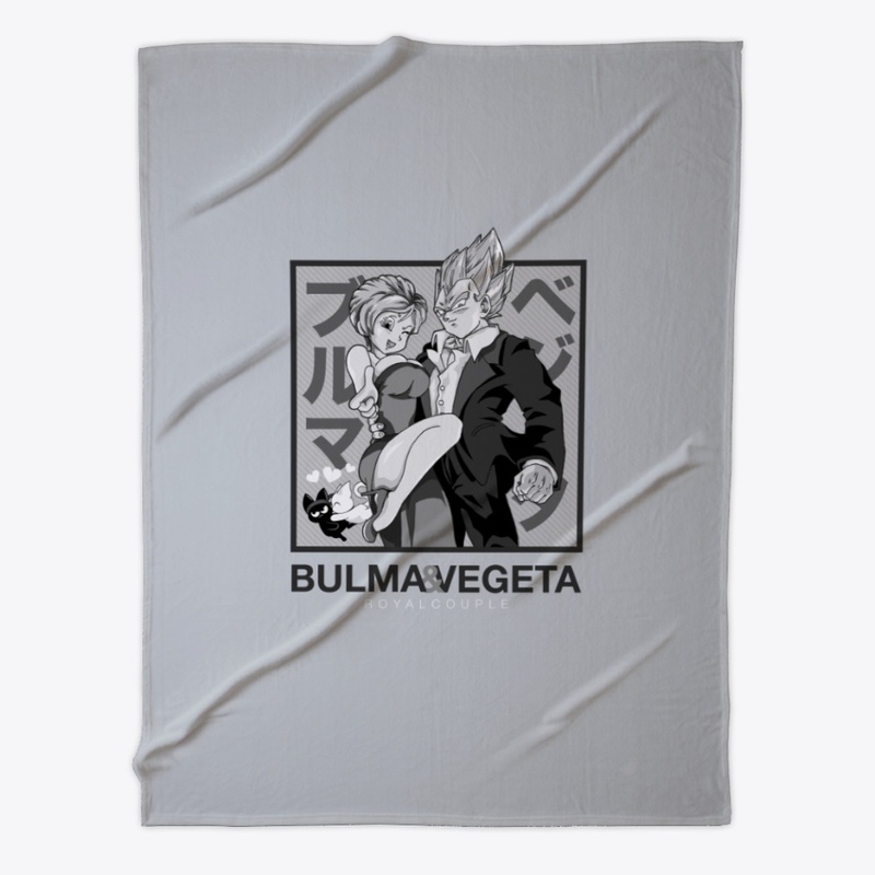 Bulma & Vegeta (Noir et Blanc)