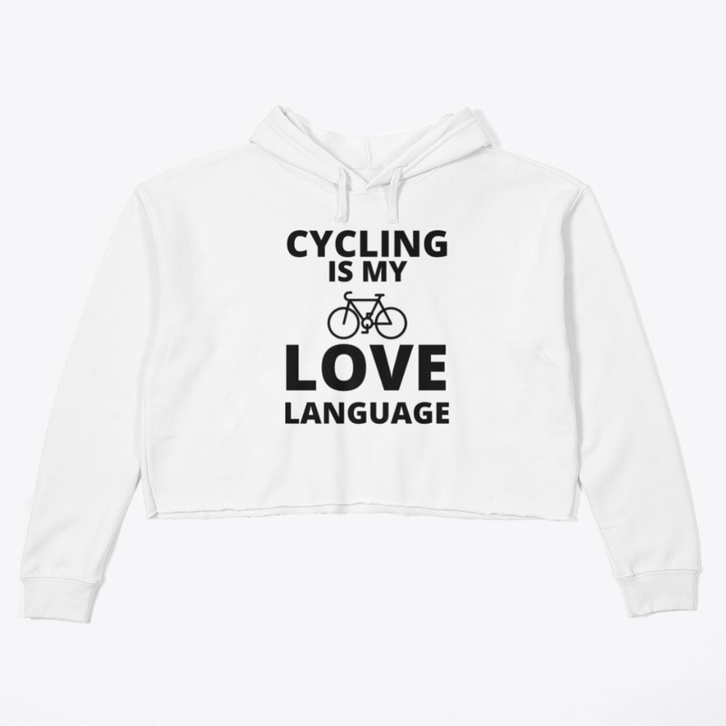 Cycling is my love language funny bicycl