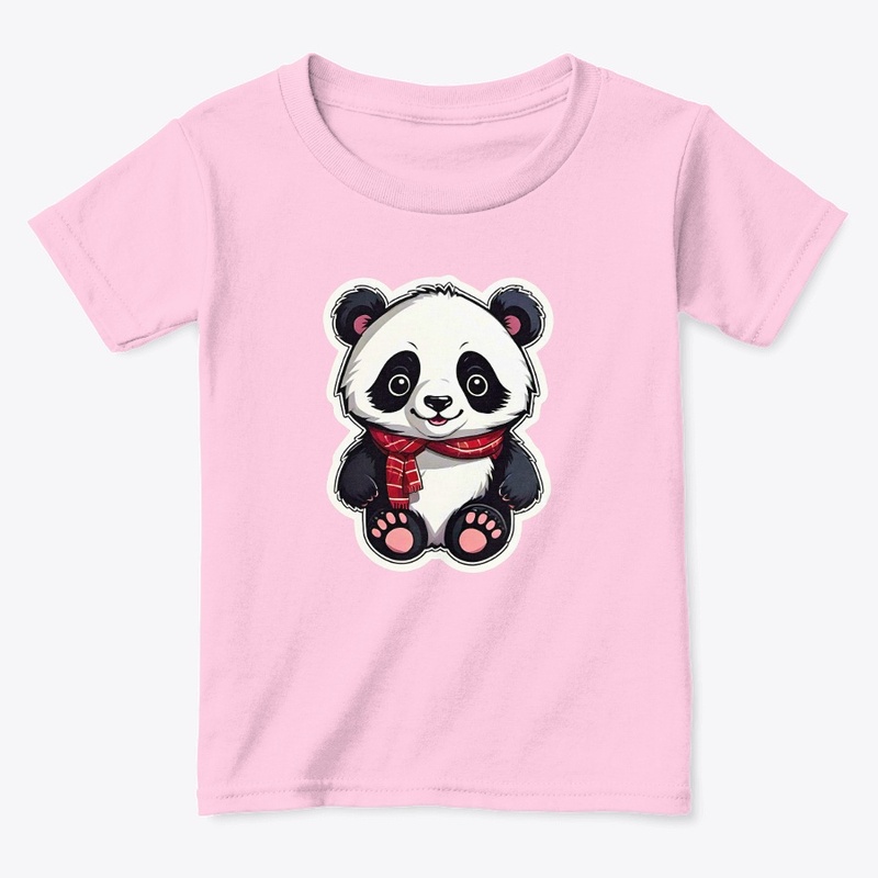 Panda With a Scarf