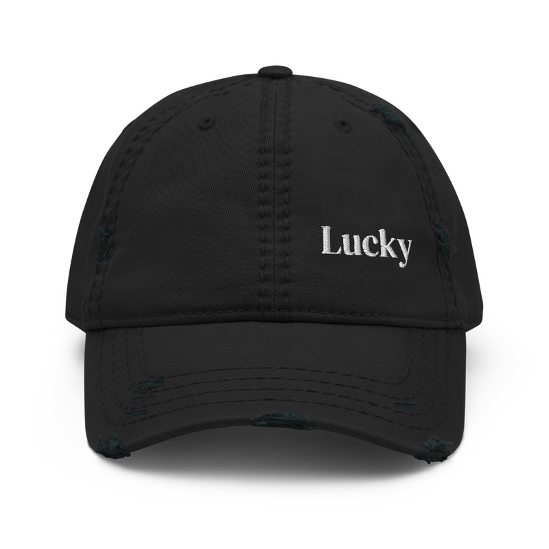 Lucky Distressed Hat