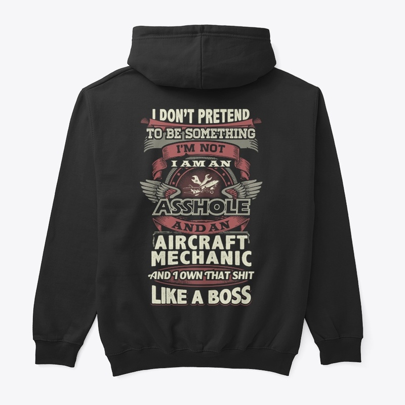 Aircraft Mechanic Boss Hoodie