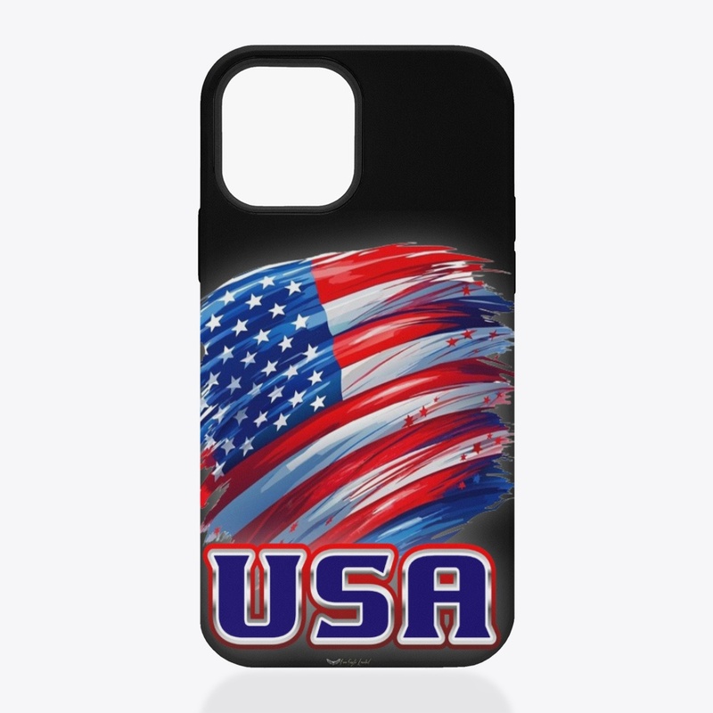 iPhone USA Flag Tough Case