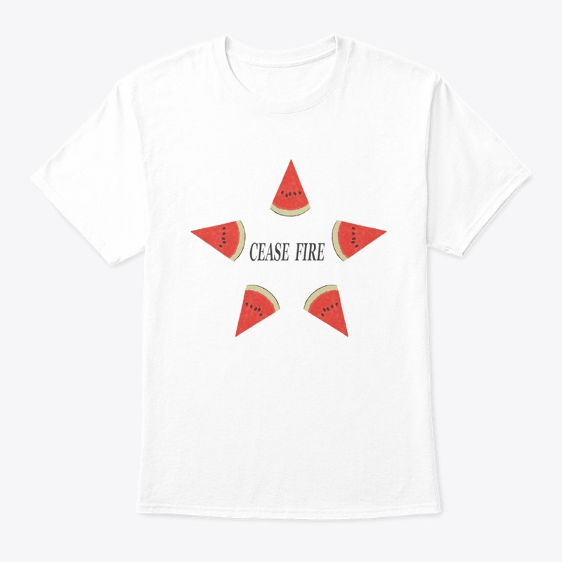 "CEASE FIRE" Watermelon Star Line