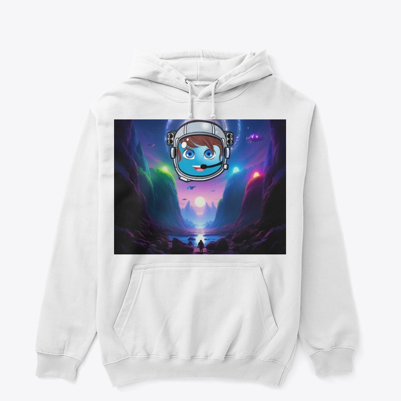 Secret Planet White hoodie 