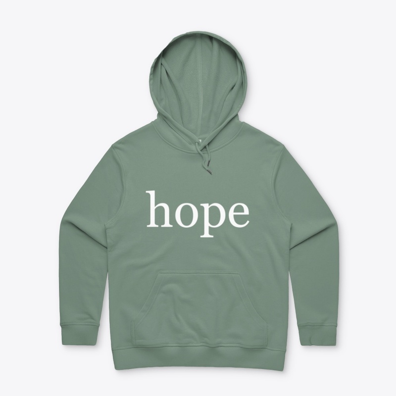 Hope in White Lettering