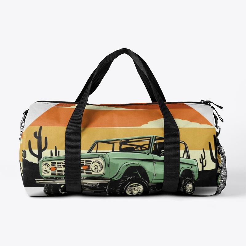 Adventure Car and Scenery Print