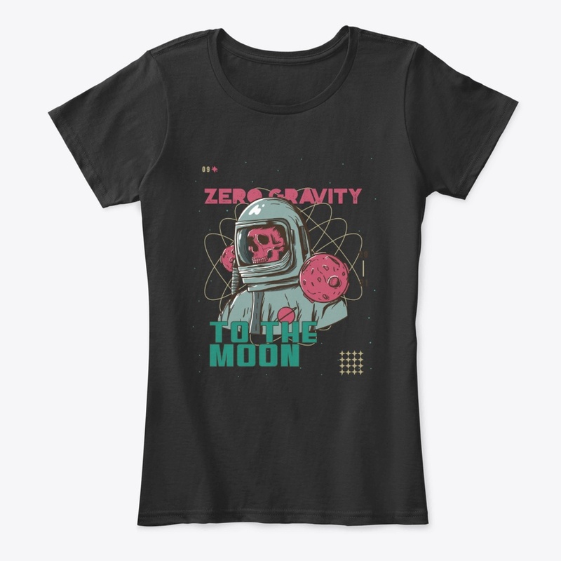 Zero gravity to the moon T-shirt
