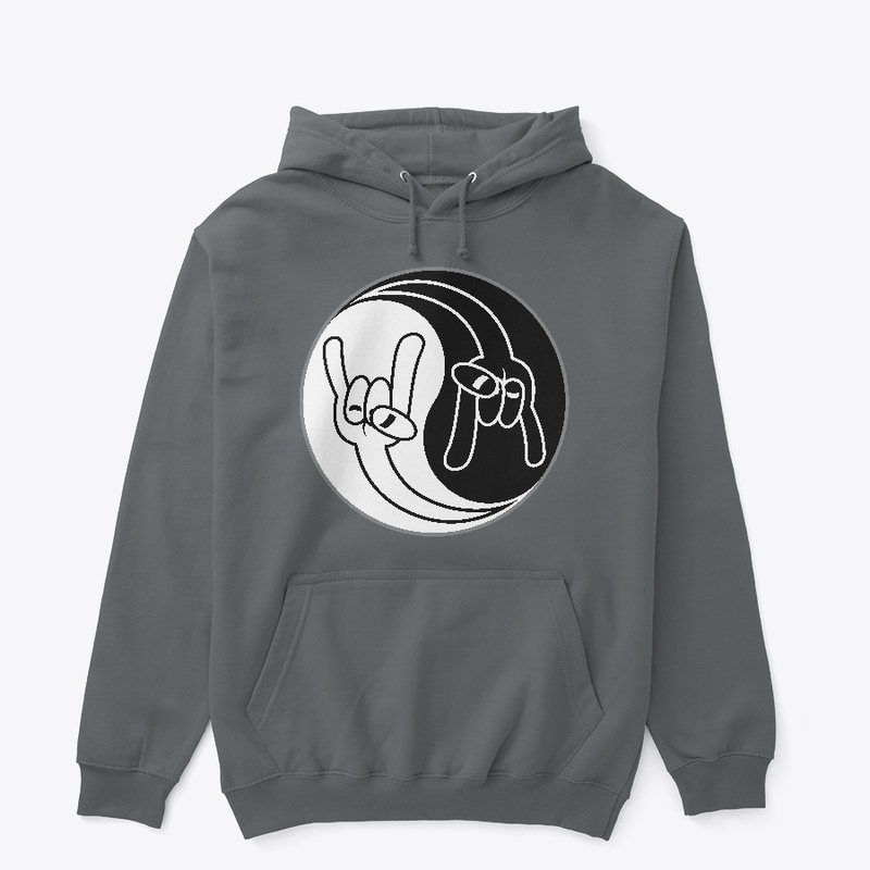 Heavy Metal Devil Horns Yin Yang