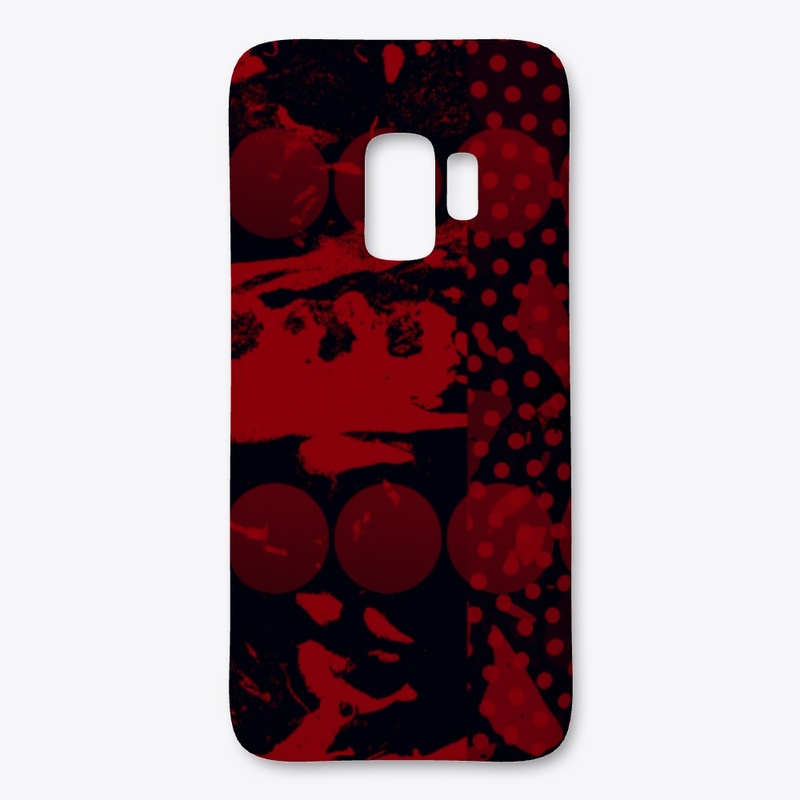 Gorgeous Red Black Abstract 