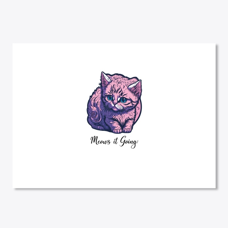 Pawsitively Adorable,Cute Cat, design