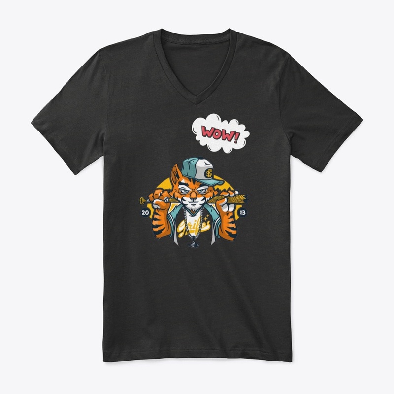 Headline Shirts Tiger Graphic Screen 