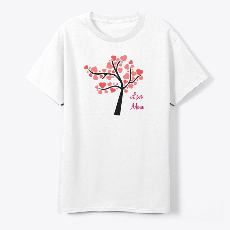 The heart in Tree leaf designed