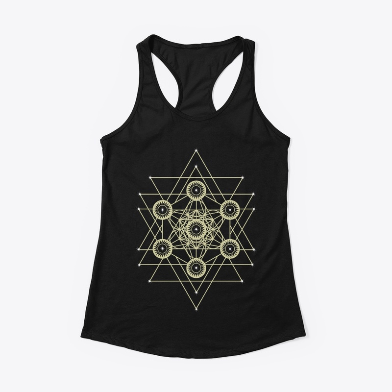 Sacred Geometry Metatron's Cube T-shirt