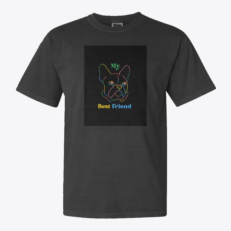 Friend: Colorful French Bulldog Design"
