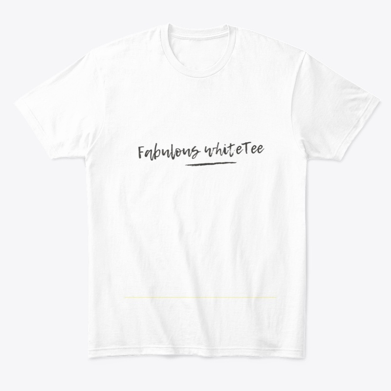 FABULOUS WHITE TEE