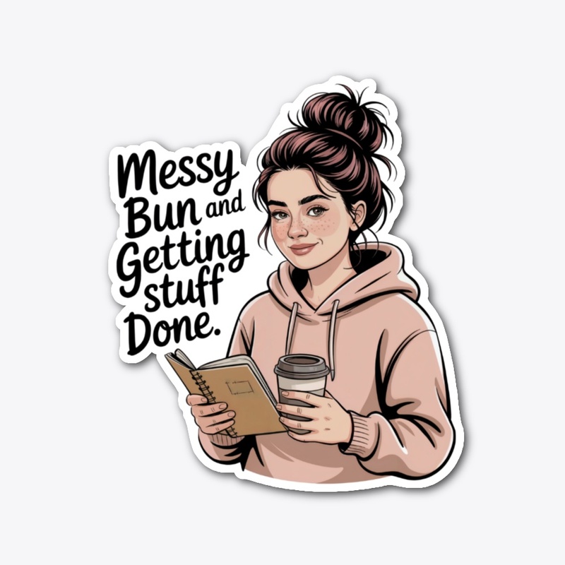 Messy Bun Motivation Outfit