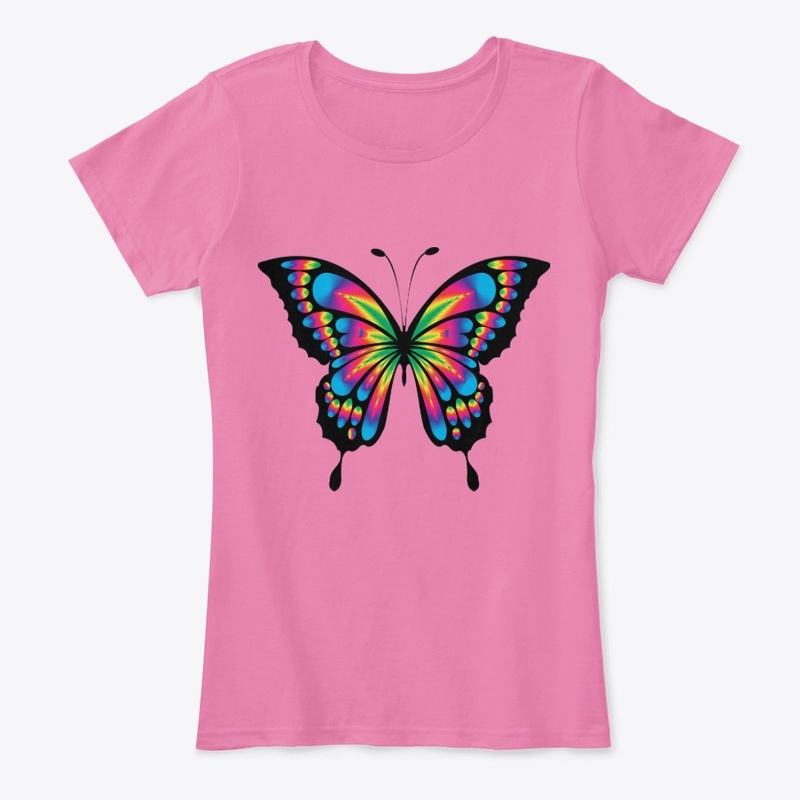 Women's T-shirt : butterfly design