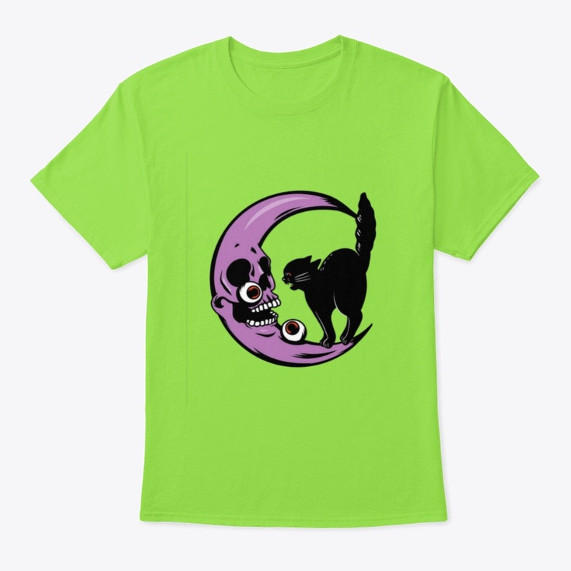 Cat Moon Printed Tee Buy 🛍️ Now 