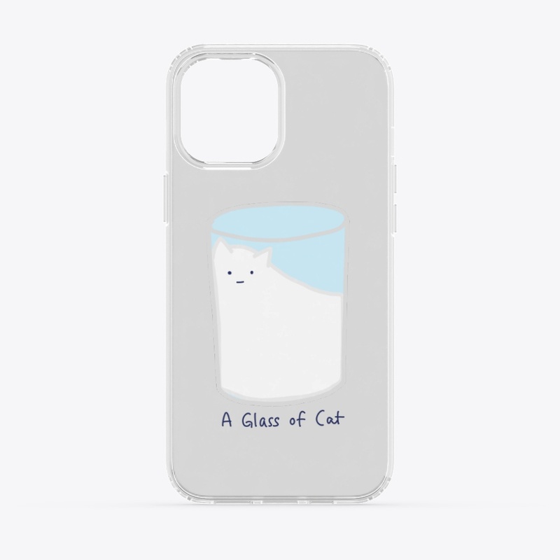 A glass of cat