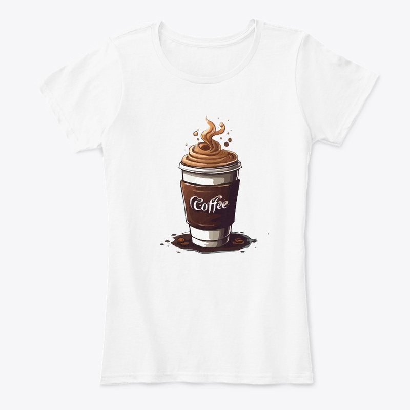 "MY DAY START WITH COFFEE"T-shirt