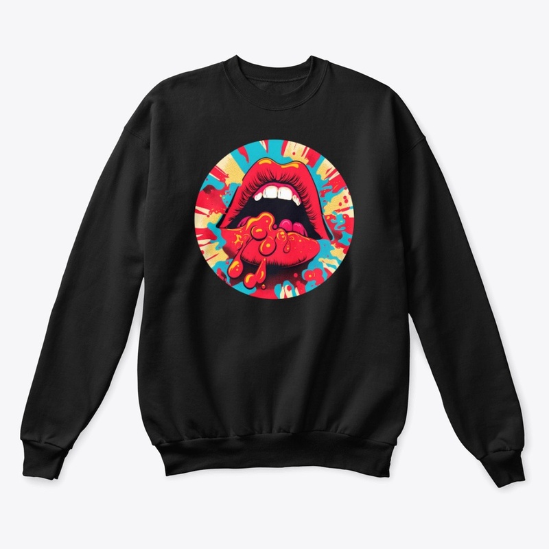 Pop of Color: Hot Lips Pop Art 