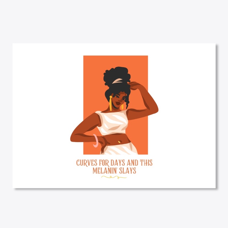 Curves For Days And This Melanin' Slays