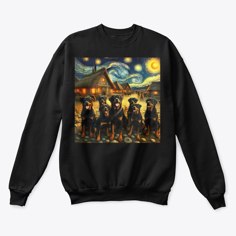 Rottweilers Starry Night