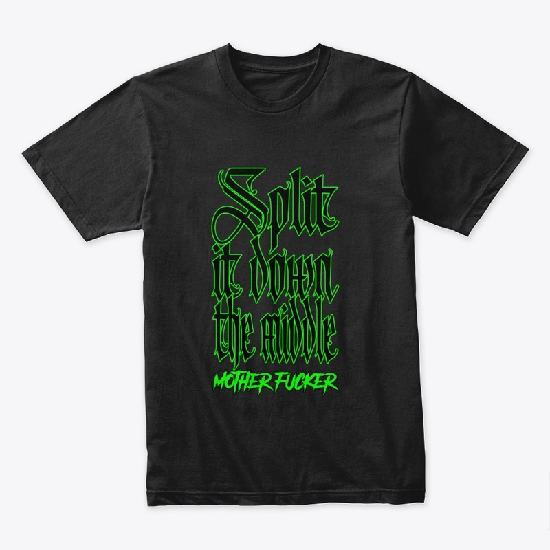 Split it down the middle logo