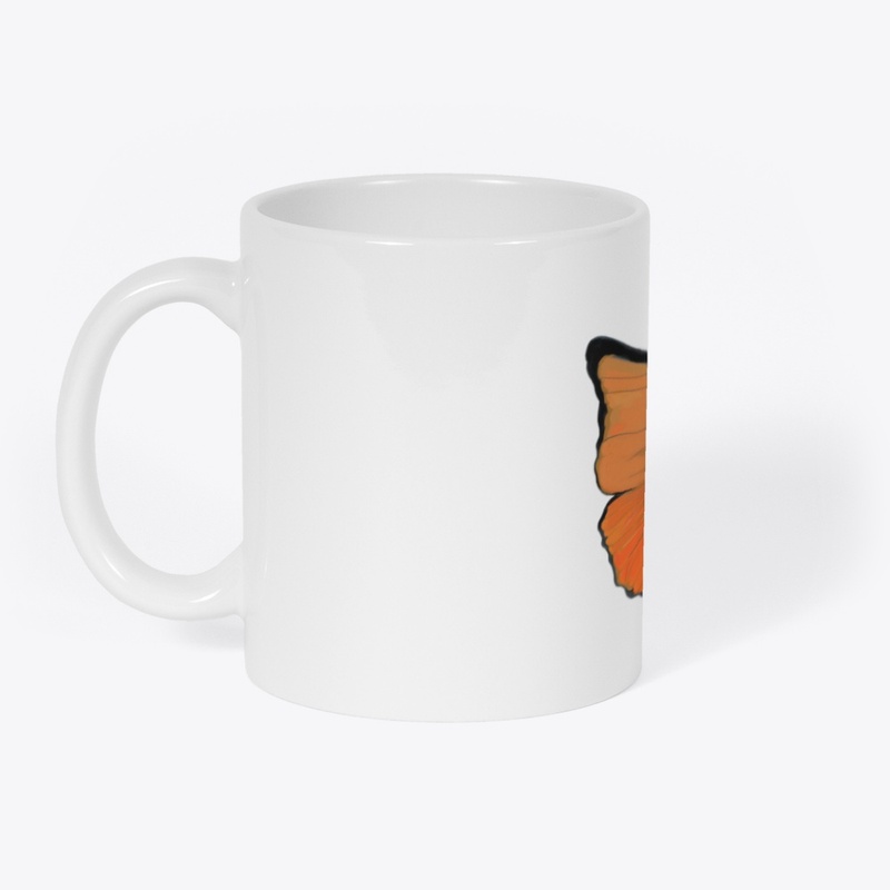 Orange butterfly T-Shirt 
