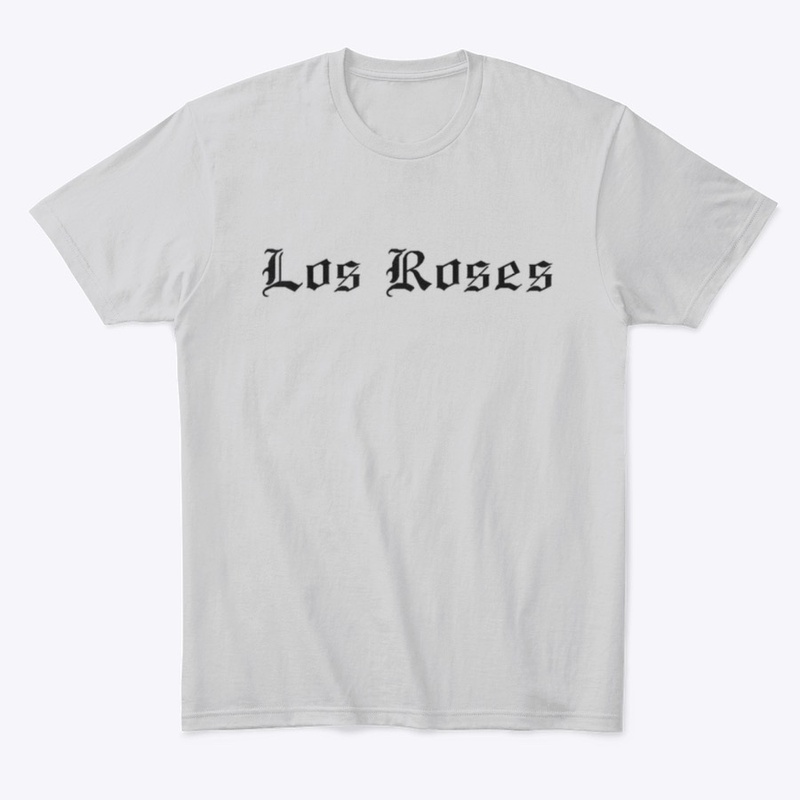 Los Roses black logo T Shirts