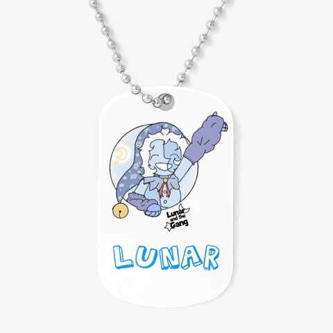 Lunar Tag White T-Shirt Front